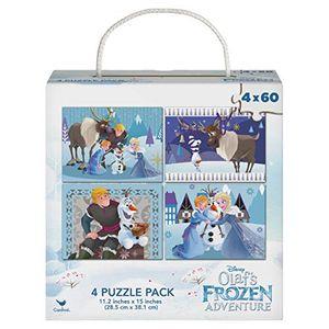 Frozen Puzzles, 60 Pieces, (4-Pack)