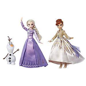 Disney Frozen Elsa, Anna, & Olaf Deluxe Fashion Doll Set with Premium Dresses, shoes and Accessories Inspired by Disney's Frozen 2 (Amazon Exclusive)