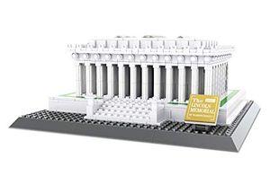 Wange Lincoln Memorial Building Block Set (979 Pieces) Washington D.C. Famous Building Series Model