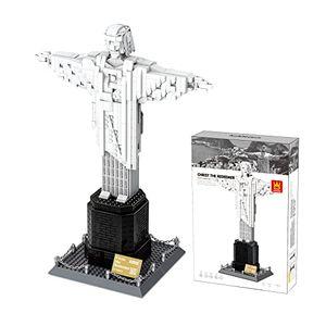 WANGE Building Block Toy Christ The Redeemer Model The World's Great Architecture Series Collectible Famous Landmarks of Rio de Janeiro,Brazil Excellent Gift for Teens and Adults (973Pieces)