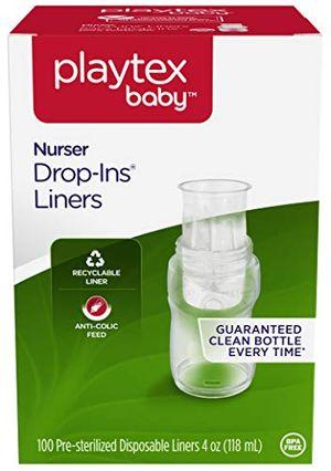 Playtex Bottle Liners Drop-Ins, 100 Count