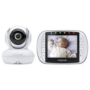 Motorola MBP33XL 3.5"" Video Baby Monitor with Digital Zoom, Two-Way Audio and Room Temperature Display