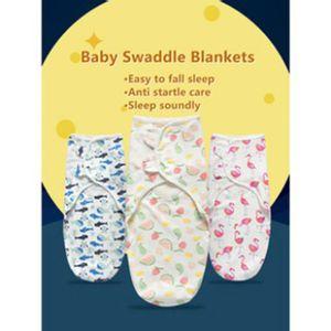 Baby Swaddle Blankets/ 100% Organic Cotton Wrap Towel/ Soft Breathable Adjustable Sack/ Infant Toddler Newborn Gift