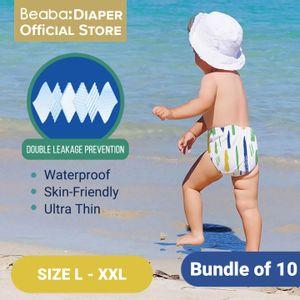 [Bundle of 10PCS] Beaba Midsummer Lightyear Baby Swimming Pull-up Pants Swimming diapers L/XL/XXL