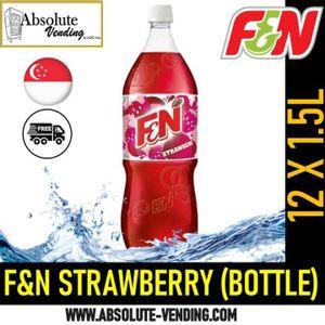 F&N Strawberry 1.5L X 12 (BOTTLE) - FREE DELIVERY within 3 working days!