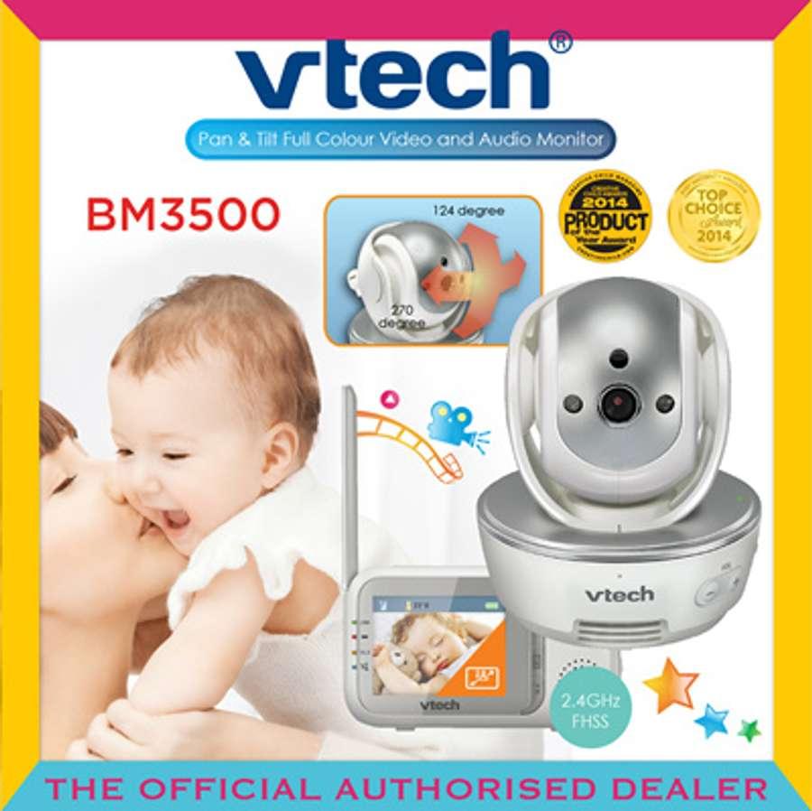 VTech BM3500 Audio Video Baby Monitor ★Baby Unit★Parent Unit★