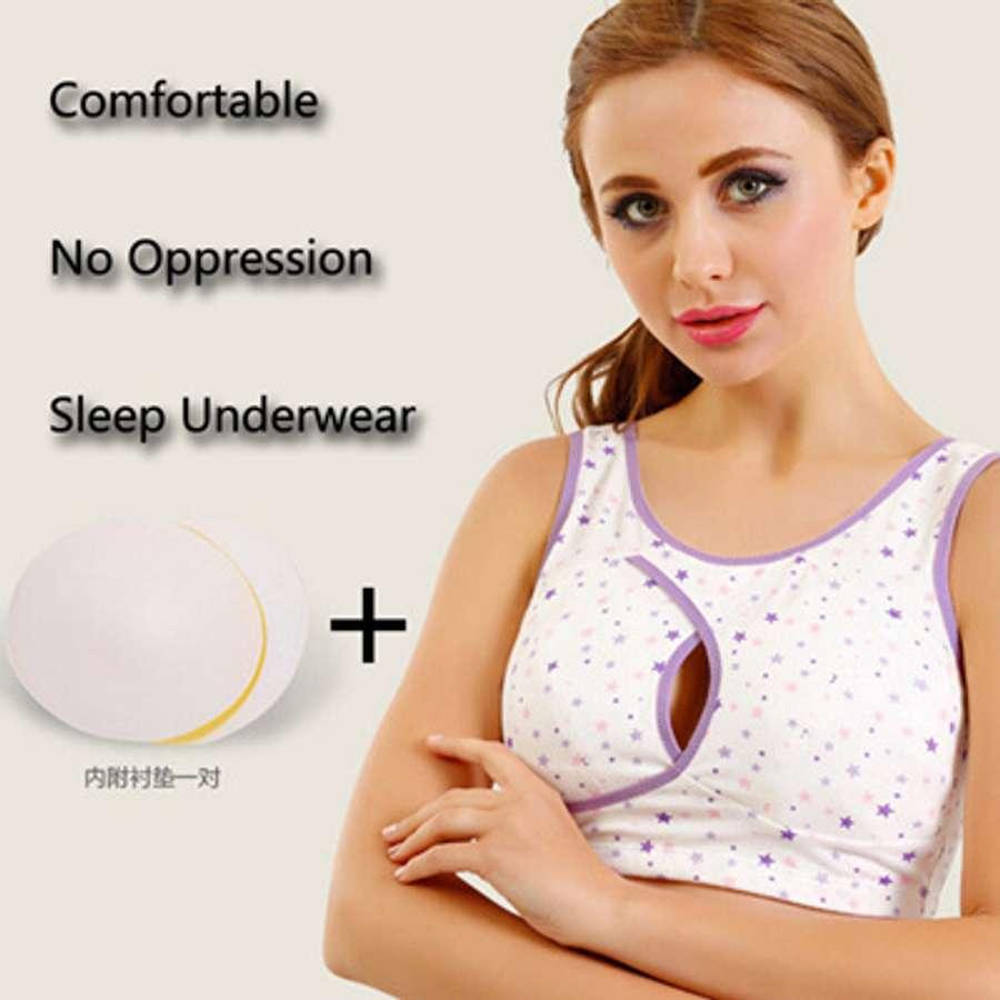 Cotton Breast Sports Maternity Nursing Bra Bras For Pregnancy Push Up Underwear Clothes For Pregnant