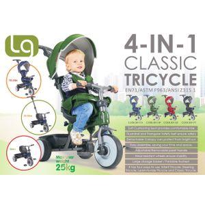 Lucky Baby/Little General Classic Tricycle 4in1★10mth-36months★Max Weight 25kgs★Kid tricycle★