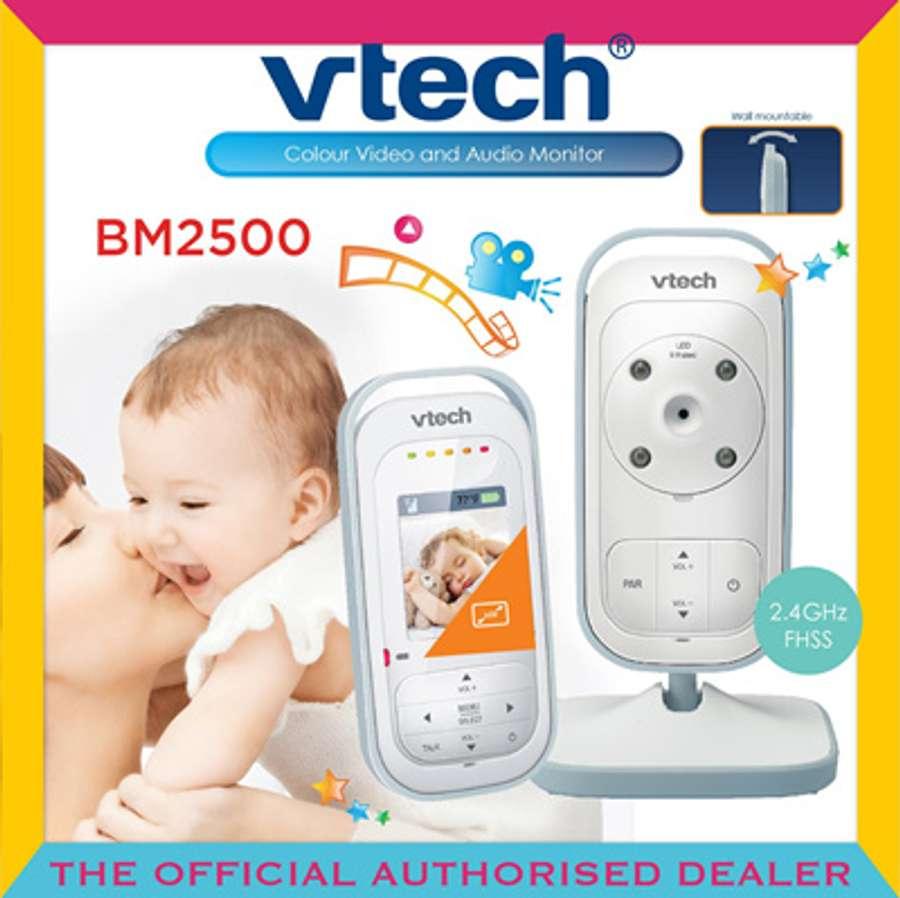VTech BM2500 Audio Video Baby Monitor ★Baby Unit★Parent Unit★