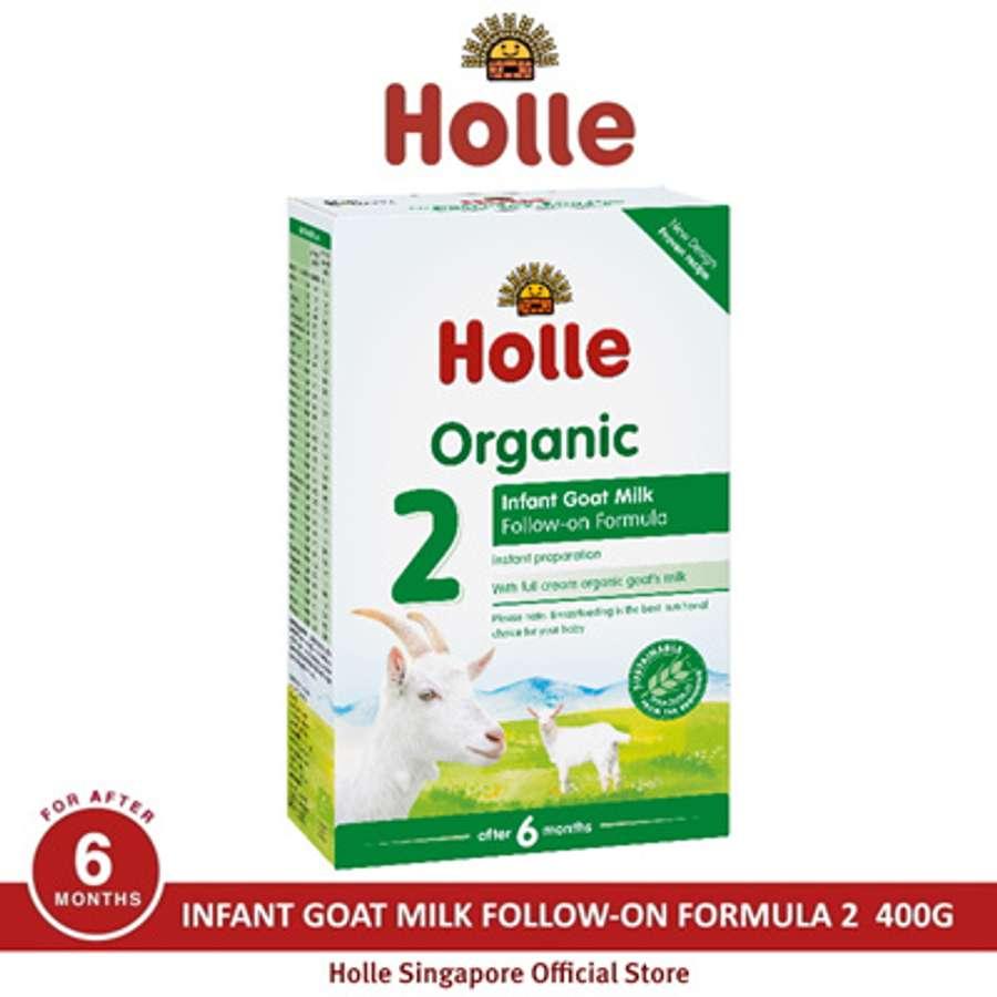 Holle Organic Infant Goat Milk Follow-on Formula 2 with DHA 400g - From 6-12 Month