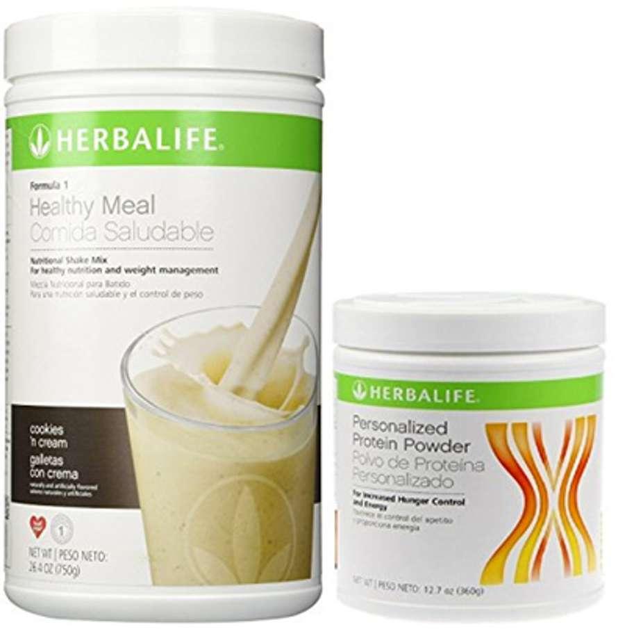 [USA]_Herbalife Formula1 Nutritional Shake + Personalized Protein Powder (Cookies n Cream) by Herbal