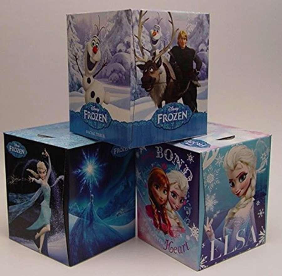 [USA]_Disney Frozen NEW DISNEY FROZEN FACIAL TISSUE 85ct Bed Bath Decorative Kleenex Box Princess se