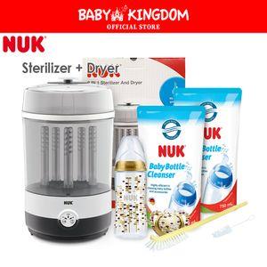 NUK 2 in 1 Sterilizer  Dryer + Bottle Cleanser 750ml x2 Bundle Set