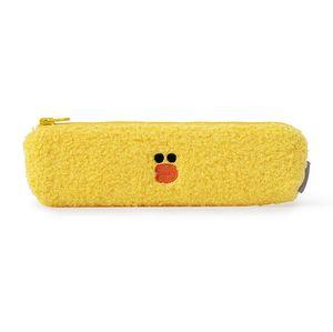 Line Friends Selly Boucle Stick Pencil Case Pouch Pen Stationery Organizer Pencilcase