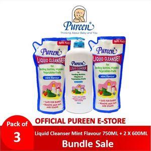 Pureen Liquid Cleanser 750ml + 2x600ml