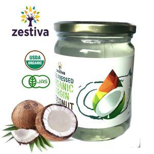 Zestiva Cold Pressed Organic Virgin Coconut Oil , 500ml (Exp: Oct 2023)