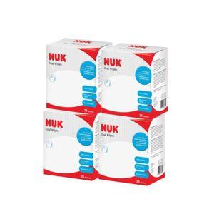 [Bundle of 4] NUK Oral Wipes 25pc