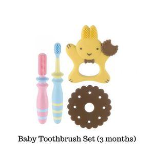 Richell Baby Toothbrush Set 3 months