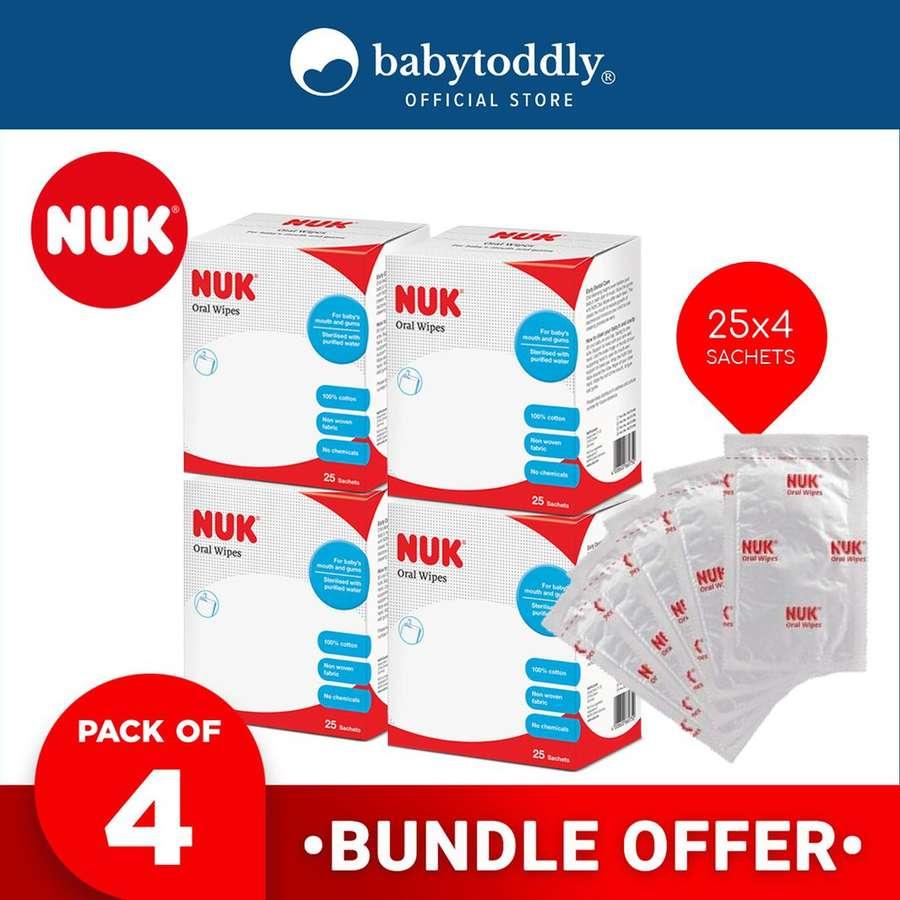 NUK Oral Wipes 25pcs/Box (Bundle Options Available) EXP NOV 2024
