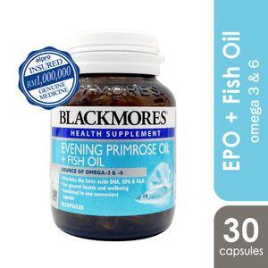 [Shop Malaysia] Blackmores Evening Primrose Oil + Fish Oil (30's)