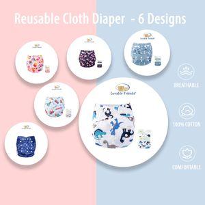 All In One Reusable Washable Adjustable Cloth Diapers Cover Baby Nappy