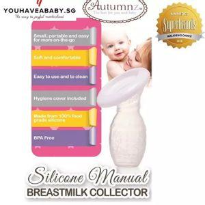 Autumnz Silicone Manual Breastmilk Collector (FOC Hygiene Cover)