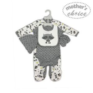 Mother's Choice Newborn Unisex Baby Clothes Baby Bodysuits Pyjama Set Rompers Set Baby Layette Gift Set( 5pcs)