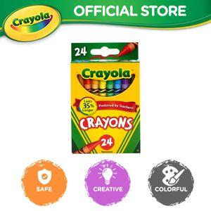 Crayola 24 Colors Crayon, Coloring and Fun, Safe & Non-Toxic, Classic Colors Gift for Kids, Age 3+