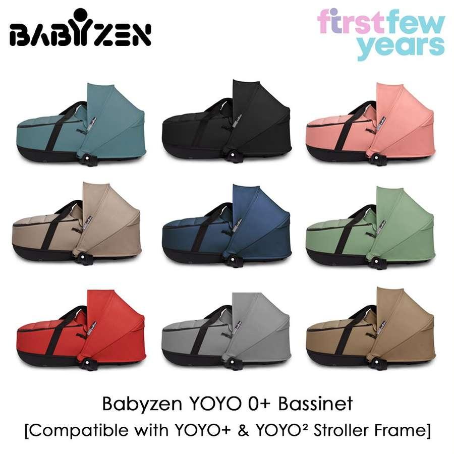 BABYZEN YOYO 0+ bassinet [Compatible with YOYO+ & YOYO² Stroller Frame]