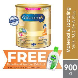 Enfamama A+ Vanilla Maternal & Lactating Formula 900g (for Pregnant women)