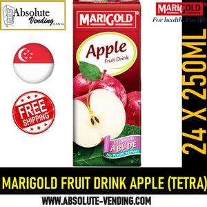 MARIGOLD Fruit Drink Apple 250ML X 24 (TETRA) - FREE DELIVERY within 3 working days!