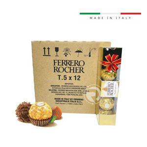 Ferrero Rocher T5 Italy Import (60g x 12 Packs)