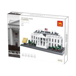 Architect Edition: The White House of Washington, USA - 770 pcs. Building Bricks Set No.4214