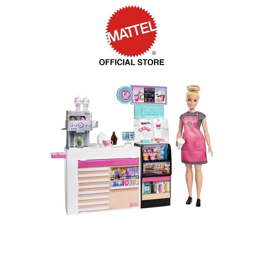 Barbie Cook & Bake Coffee Shop Playset For Girls