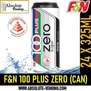 F&N 100 PLUS Zero 24 X 325ML (CAN) - FREE DELIVERY within 3 working days!