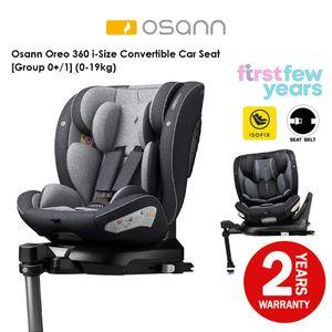 Osann Oreo 360 i-Size Convertible Car Seat [Group 0+/1] (40cm to 105 cm) - 2 Colours