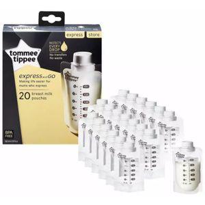 Tommee Tippee Express & Go Breast Milk Pouches 20pcs