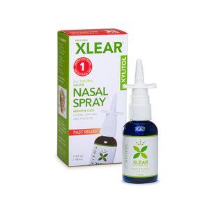 Xlear All-Natural Saline Nasal Spray Made With Xylitol (Daily Care), 45Ml - By Verita
