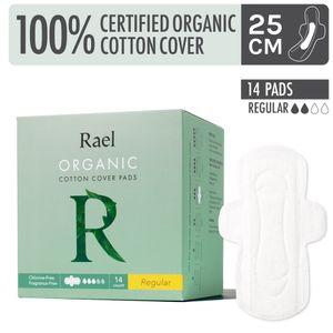 Rael Sanitary Pads With Certified Organic Cotton Cover - Regular 14s