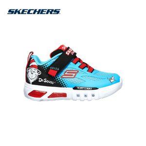 Skechers Boys Dr. Seuss Flex-Glow Skechers Boys Shoes - 406002N-BLBK