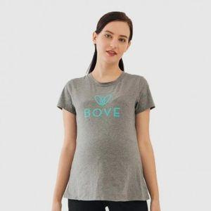 Bove Kn S/S Chela Round Neck Mozzie Tee Charcoal