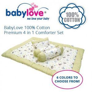 Babylove 100% Cotton Premium 4 in 1 Comforter Set