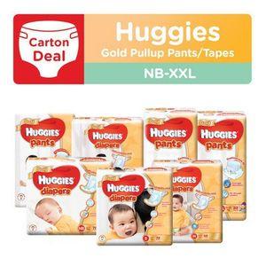 [Carton Deal] Huggies Gold Diaper / Baby Diaper / Comfortable Diaper / Authorised SG Seller