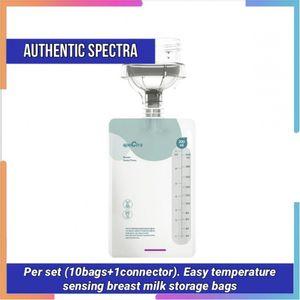 [$12.95/ set] Spectra Easy Temperature sensing breast milk storage [BUNDLE of 3] x (10 bags + 1 connector)