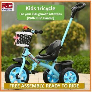 RC-BabyKids Trike / bycycle / Children Trike / tricycle / Child Cart / Push Bicycle / Push Trike / Children Stroller Baby Bicycle / 4-in-1 Lightweight Outdoor Pushing Trike / Children Family tricycle bike / Ride & Learn Kids Bike