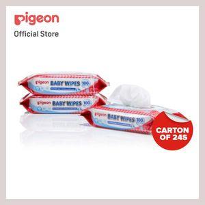 [Best Carton Deal] Pigeon Baby Wipes 80 Sheets 100% Pure Water x 24 packs