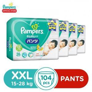 Pampers Baby Dry Pants XXL26 x 4 Packs 104 Pcs – Extra Extra Large Diapers (15-28kg)