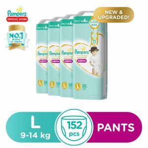 NEW Pampers Premium Care Pants L38x4 - 152 pcs - Large Baby Diaper (9-14kg) [+16pcs]
