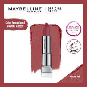 Maybelline Color Sensational Powder Mattes Lipstick MakeUp [ Matte Lipstik Dengan Warna Intens ]