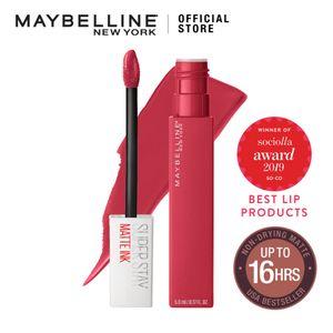 Maybelline Superstay Matte Ink Liquid Matte Lipstick Make Up - 5ml (Lipstik Matte Tahan Lama Hingga 16 Jam)